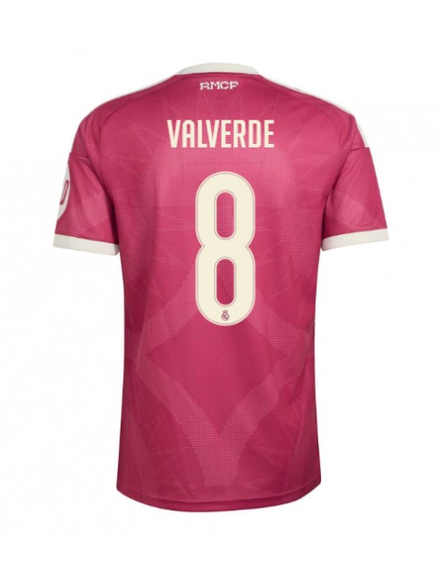 Moški Nogometna dresi replika Real Madrid Federico Valverde #8 Tretji 2026-27 Kratek rokav Moški Nogometna dresi replika Real Madrid Federico Valverde #8 Tretji 2026-27 Kratek rokav